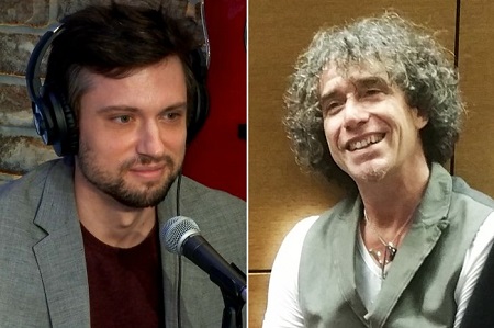 Ralph talking an interview at the Howard Stern Show